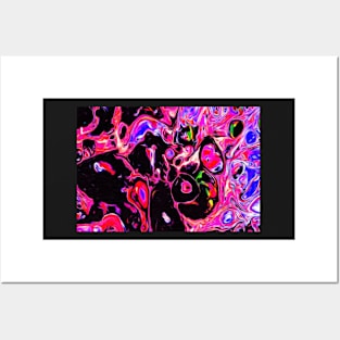 Colorful Psychedelic Pattern #2 Posters and Art